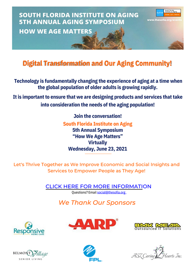 Join the 5th Annual Aging Symposium