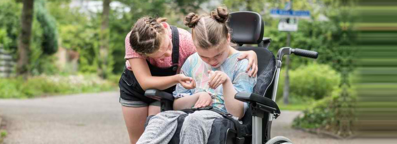 woman talking care of the girl