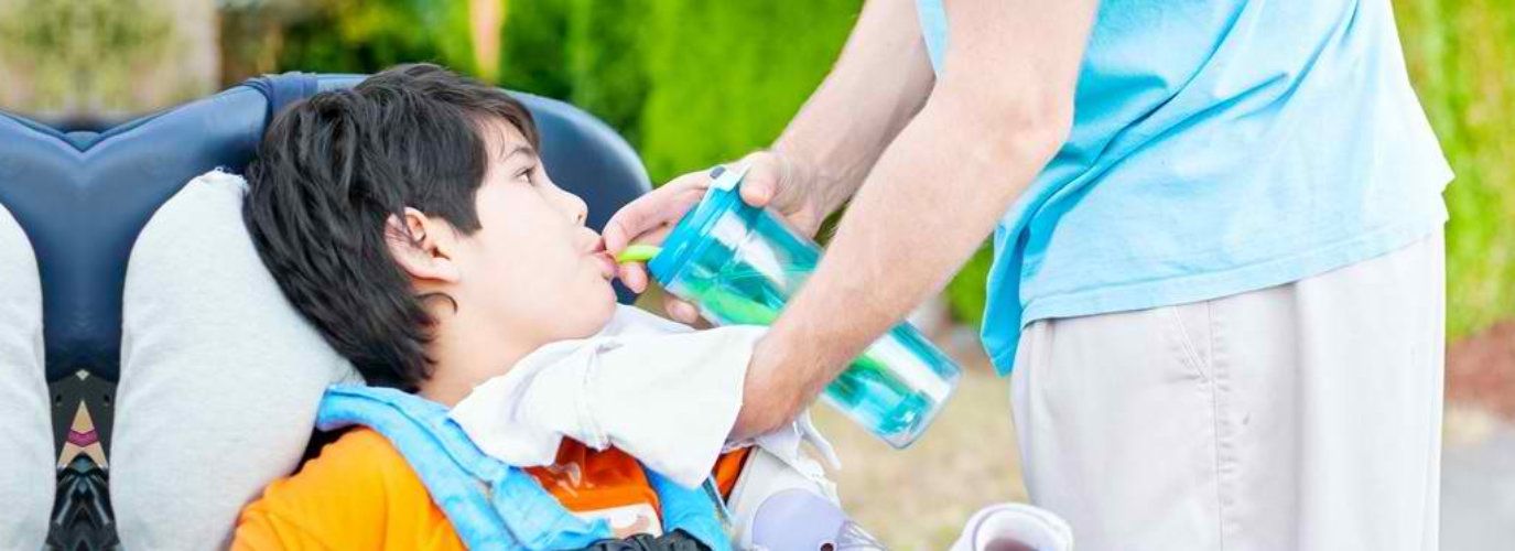 person assisting a kid